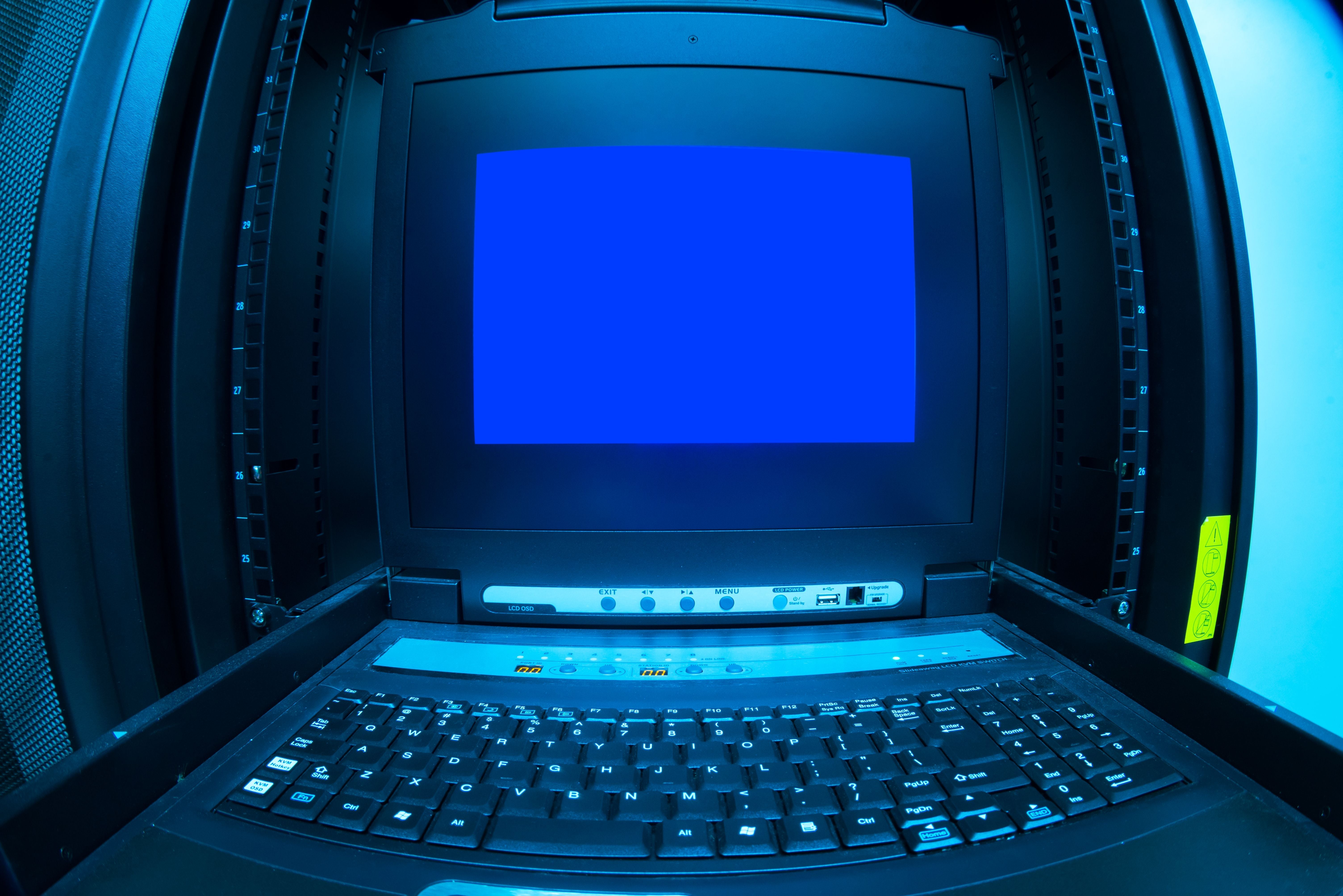 Secure data centre infrastructure representing governed recovery operations
