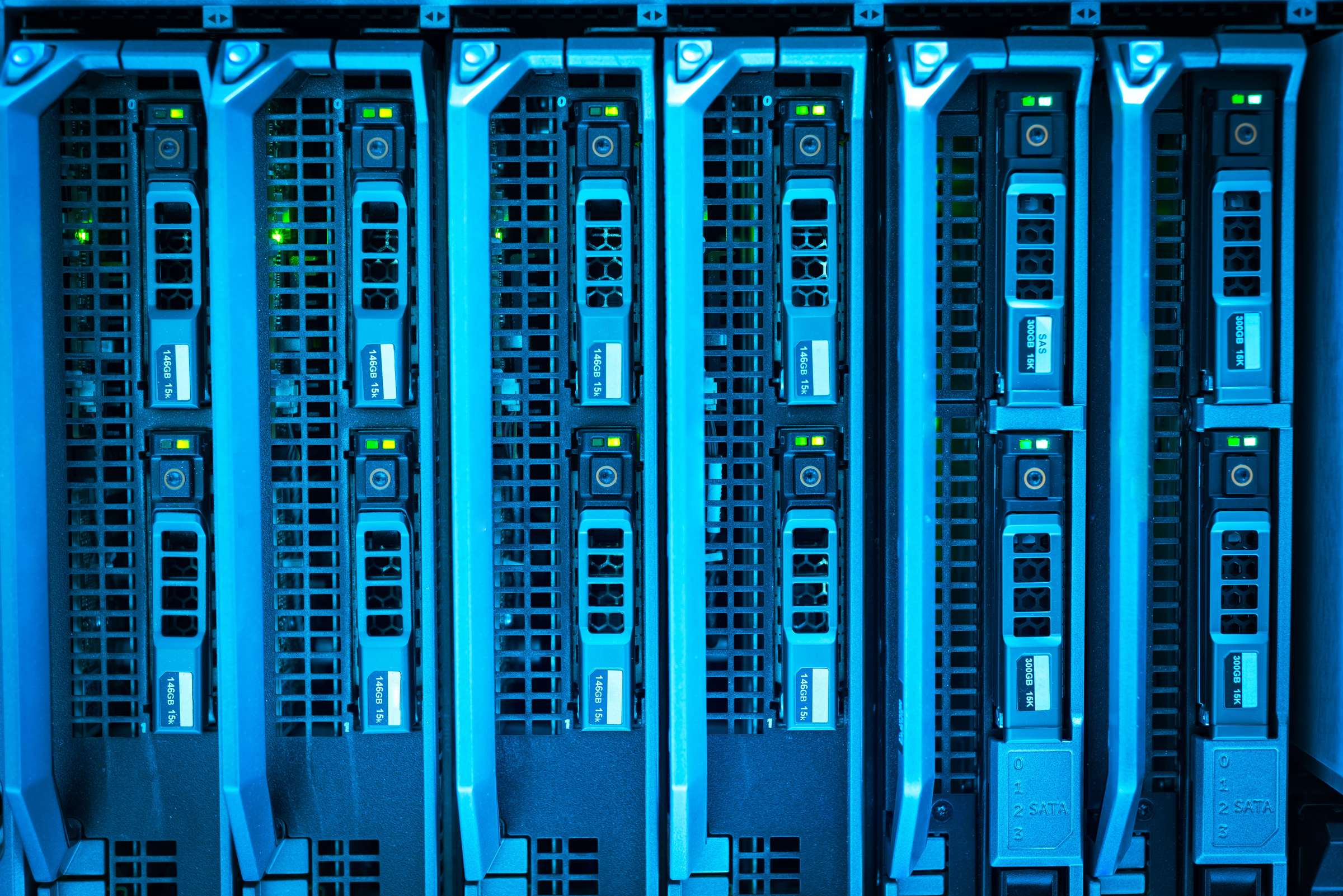Enterprise storage array close-up